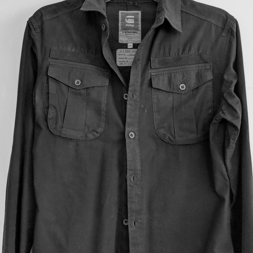Raw black shirt